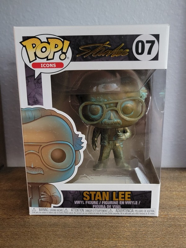 Funko Pop! Icons Vinyl Stan Lee Patina #07 