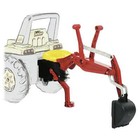 Rolly Toys Anbauheckbagger "RollyBackhoe" Heckbagger für Trettraktor, 40 932 7