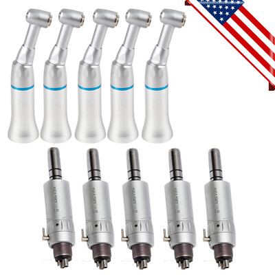 #ad #ad NSK Style Dental Slow Speed Handpiece Push Button Contra Angle Air Motor Attach $57.90