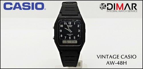 VINTAGE CASIO AW-48H. QW.3321- WR.50M - ANA/DIGI - AÑO.2004. | eBay