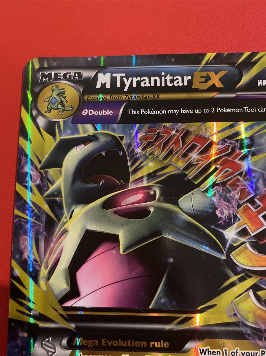 Mega M Tyranitar EX - XY Ancient Origins - JUMBO Pokemon Card - 43