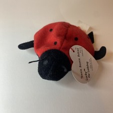 TY Beanie Buddy - LUCKY the Ladybug (9.5 inch) - MWMTs Stuffed Animal Toy