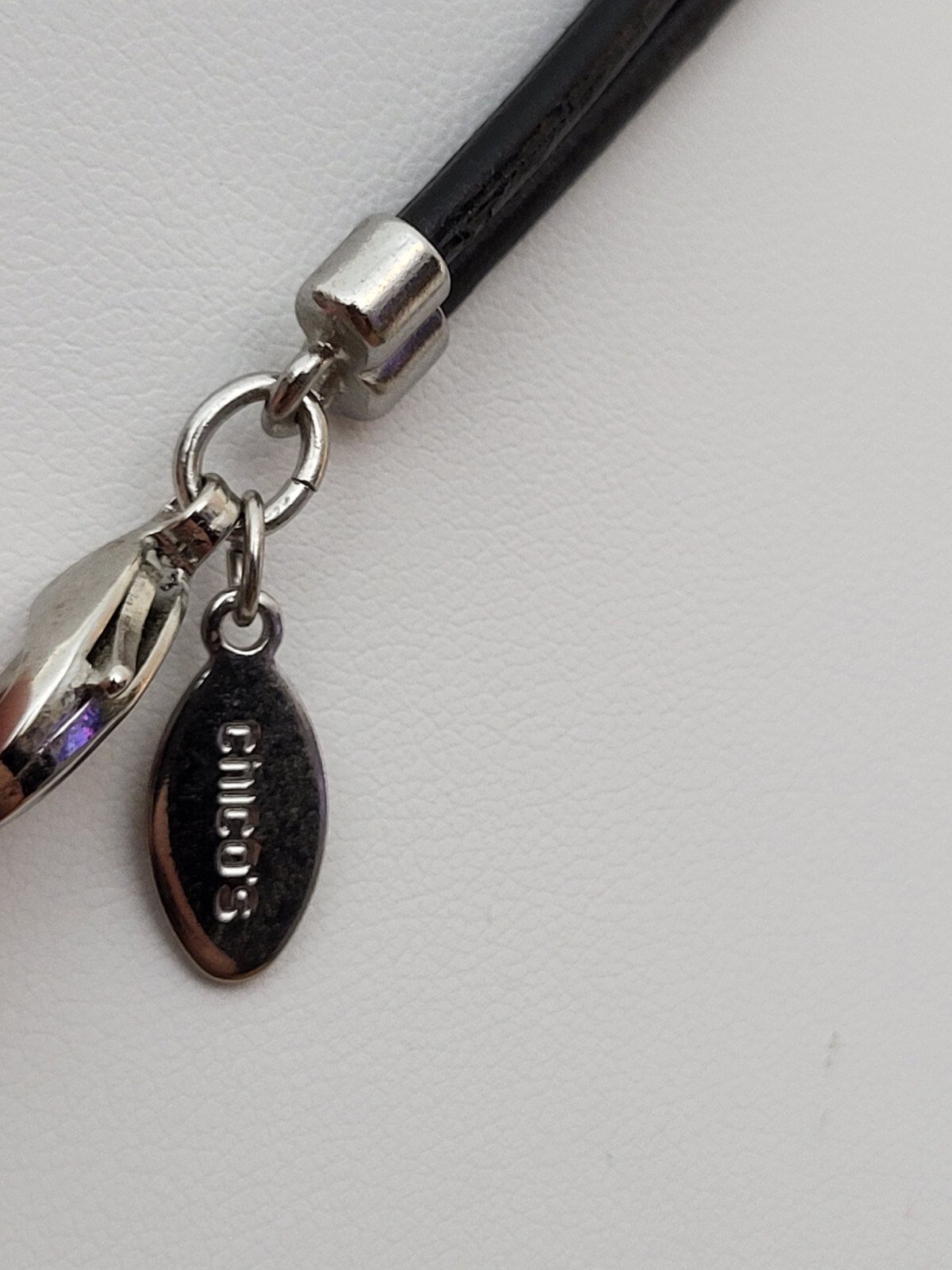 CHICO'S Statement Silver Tone Long Double Strand … - image 7