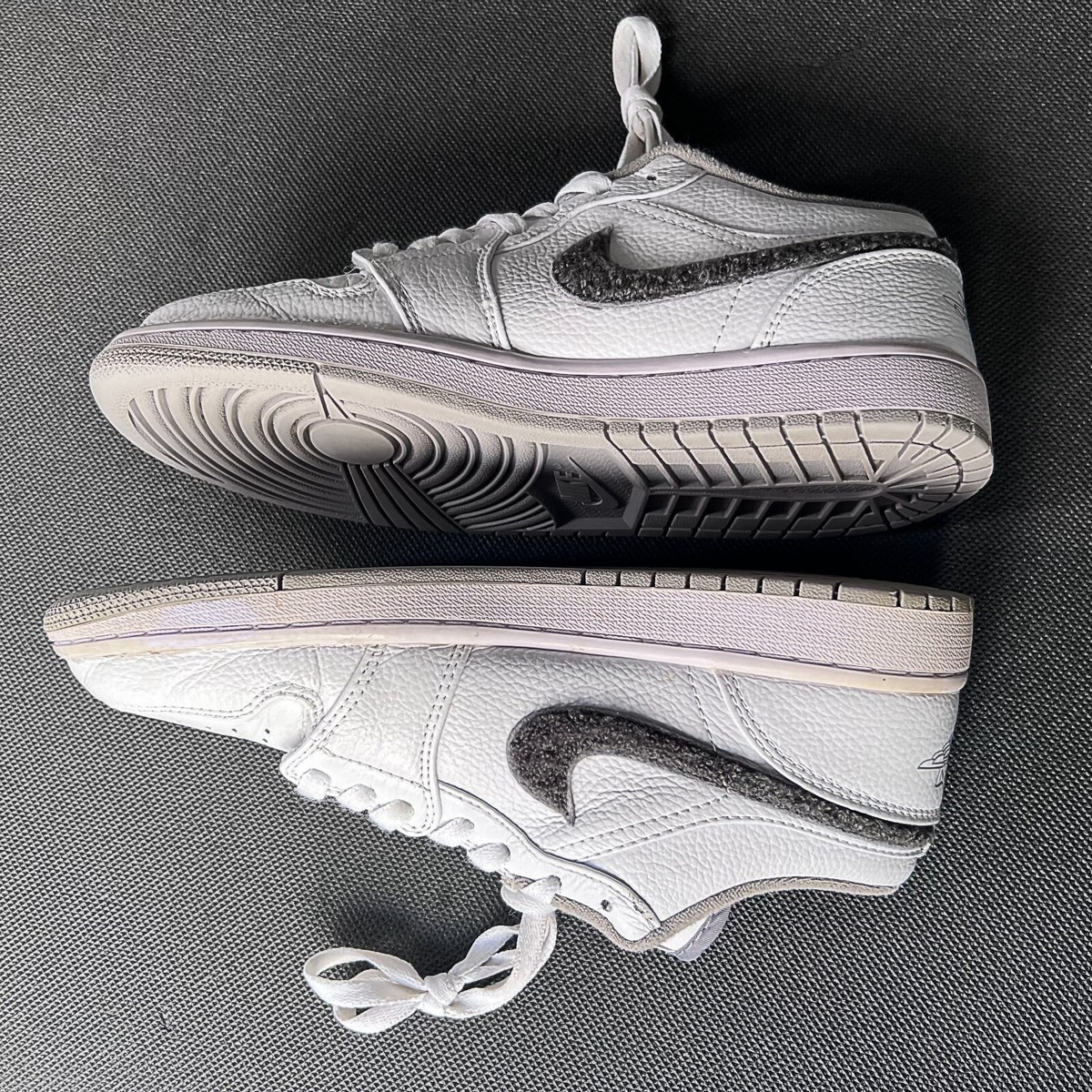 Size 8 - Air Jordan 1 Phat Low Shadow Grey for sale online | eBay