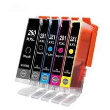 5PK PGI280 XXL CLI-281 XXL Ink for Canon PIXMA TS6120 TS6220 TS8120 TS9120