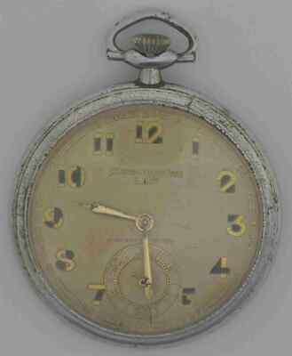 Vintage LIP BLANCH TUNIS Chrome Plated Pocket Cal