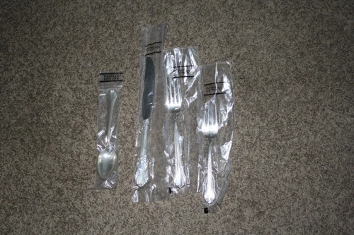 French Regency By Wallace Sterling Silver Regular Size Place Setting(s) 4pc New