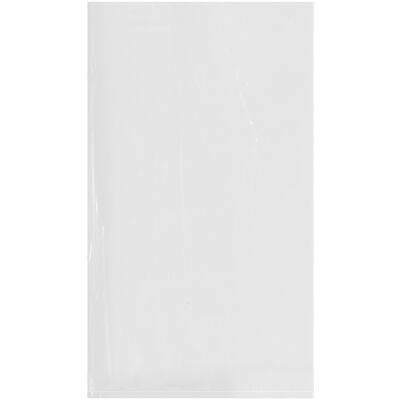 Plymor 8'' x 14'' (Pack of 100), 1.25 Mil Flat Open Clear Plastic Poly Bags