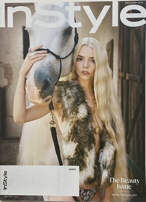 女性情報誌 InStyle US Magazine October 2021 In Style Magazine October 2021 Beauty Issue Anya Taylor Joy