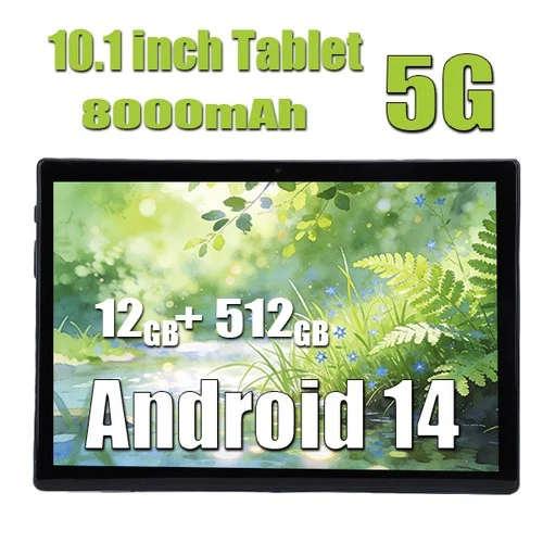 High Performance Tablet 12GB+512GB Large Storage 8 Hour Usage Long Batte
