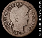1911 Barber Dime- Silver- Scarce Better Date- No Reserve #K350