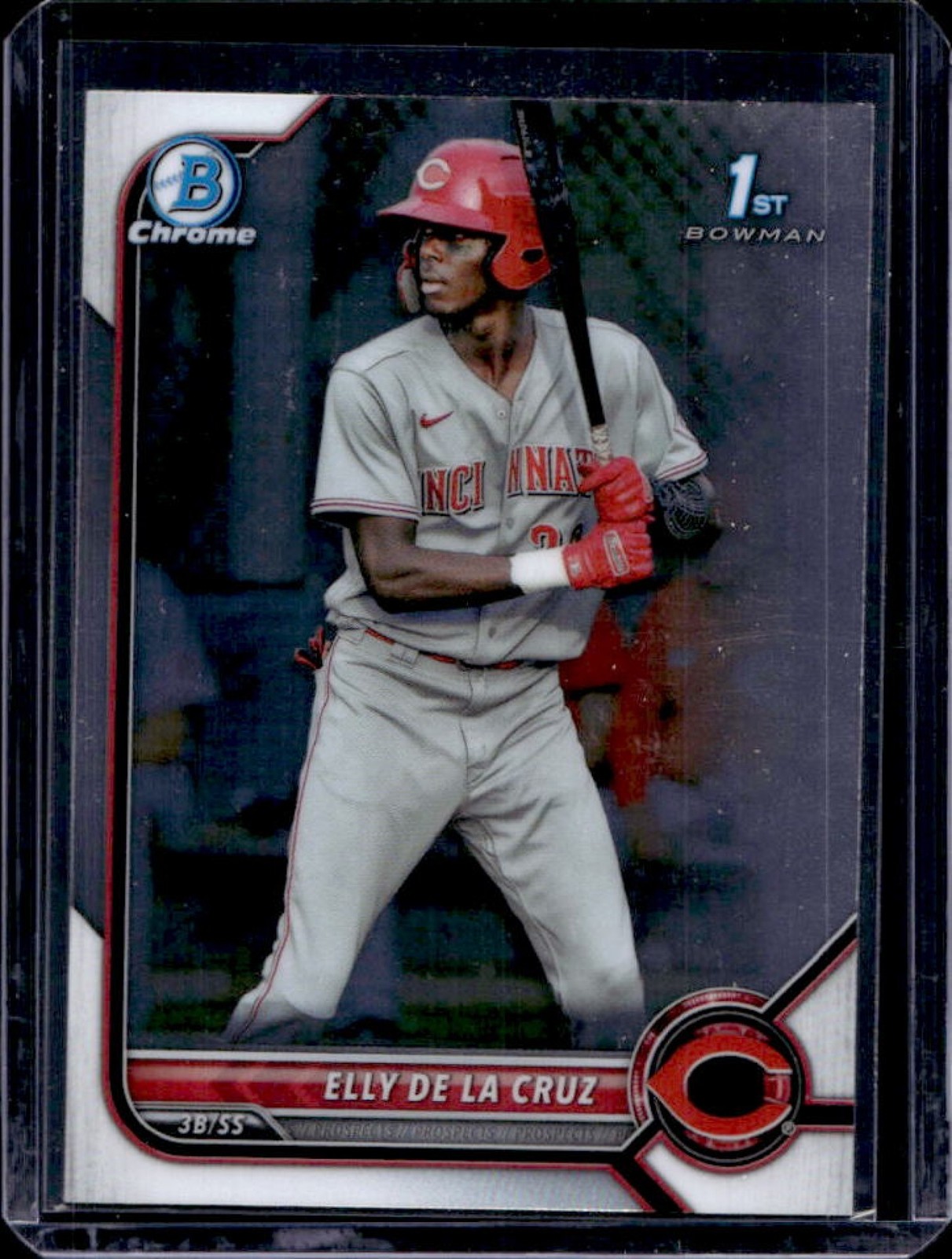 2022 Bowman Elly De La Cruz Chrome 1st Prospect #BCP-50 Reds