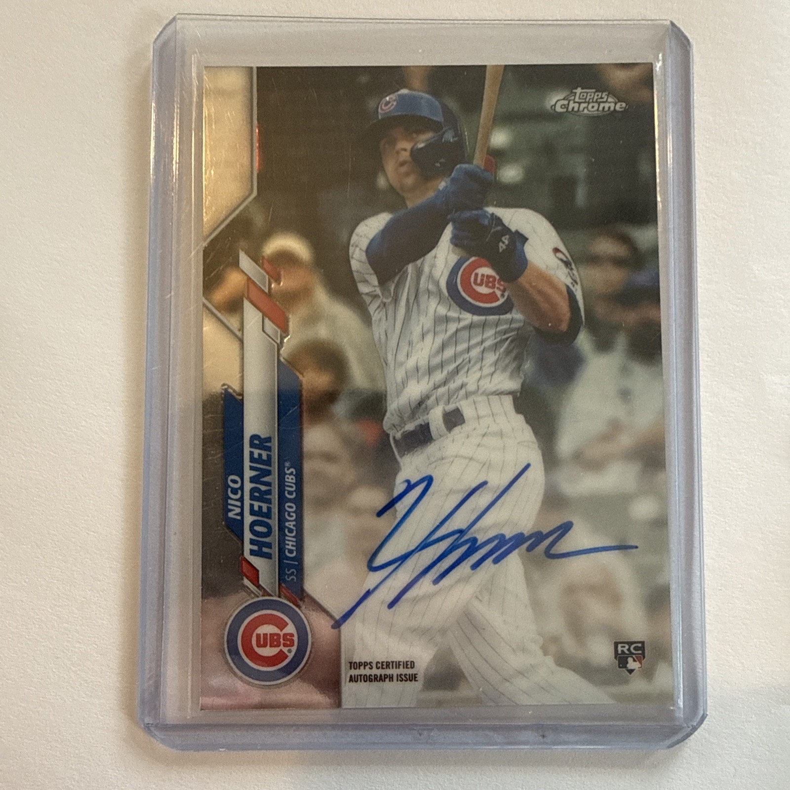 2020 Topps Chrome - Rookie Autographs Nico Hoerner #RA-NH (AU, RC)