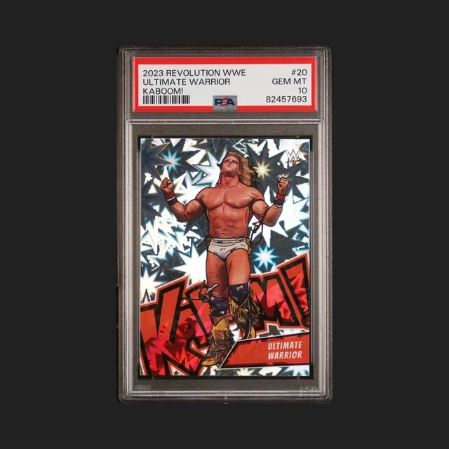 2023 Panini Revolution WWE Ultimate Warrior Kaboom! Case Hit SSP PSA 10 Pop 31