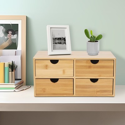 4-drawer Desk Organizer, 33*19*16cm Desk Organizer, Tabletop Storage Organizer