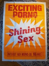 Affiche 1977 SHINING SEX 120x160 Jess FRANCO Piaceri erotici di