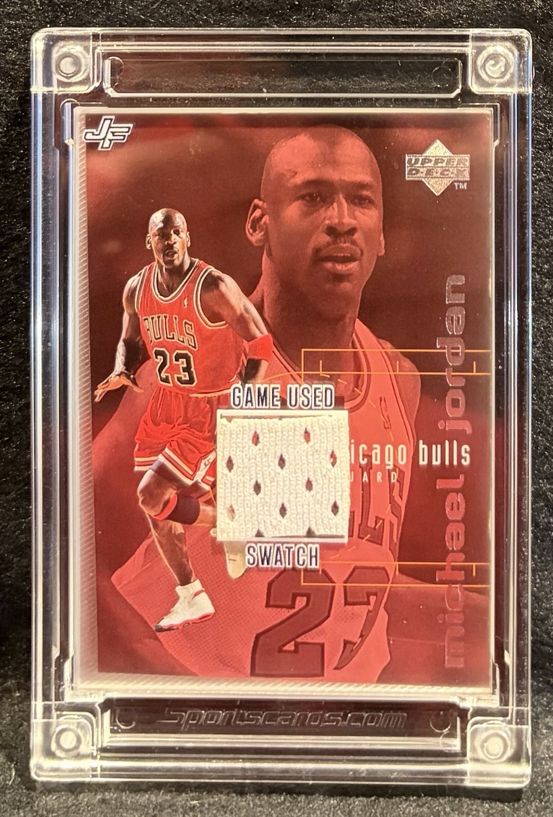 Michael Jordan Jersey Fusion Game Used