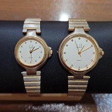 Dunhill Pair Watch Quartz Mens Women 目立�...
