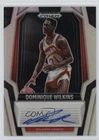2024-25 Panini Prizm Black Signatures Silver Dominique Wilkins #SIG-WIL Auto HOF