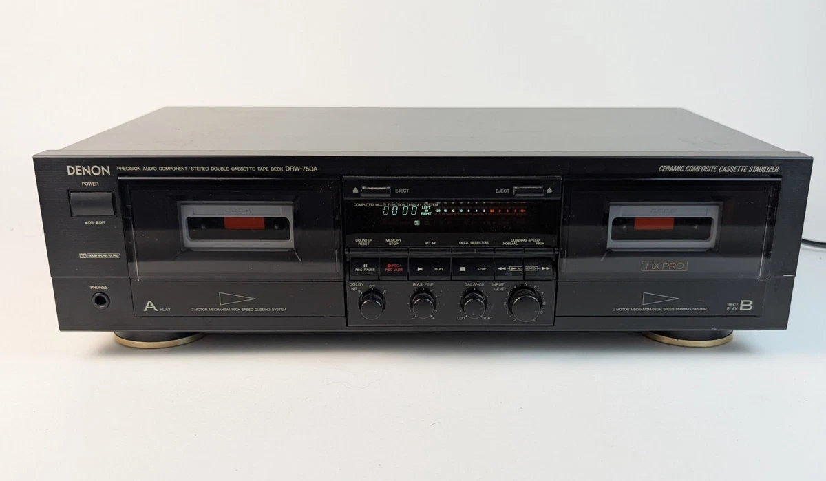 25+ Denon Stereo L/R RCA Home Audio Cassette Tape Decks for sale