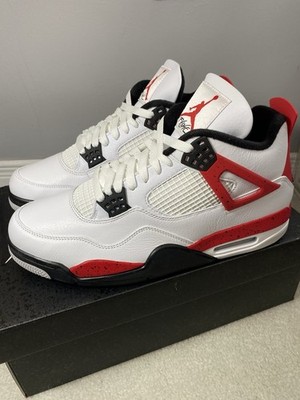 Air Jordan 4 Retro Red Cement Men s Size 11 Brand New Free Shipping Authentic 