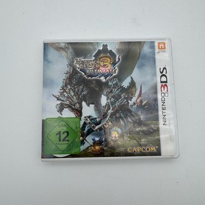 Nintendo 3DS Monster Hunter 3 Ultimate mit Hülle und Anleitung