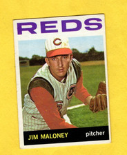 1964 Topps Jim Maloney #420 Cincinnati Reds EX/EX/MINT FREE SHIPPING