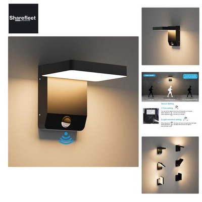 20W 1540LM LED Aussenleuchte Mit Bewegungsmelder, Sensor Außenwandleuchte, LE...