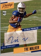2021 Chronicles Draft Picks Prestige Xtra Points Bronze #40 Tre Walker Auto FB