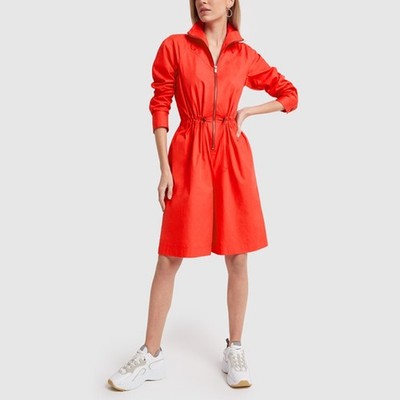 GOOP Label Weslie Parachute Romper Red Women s Chic One Piece Size 6