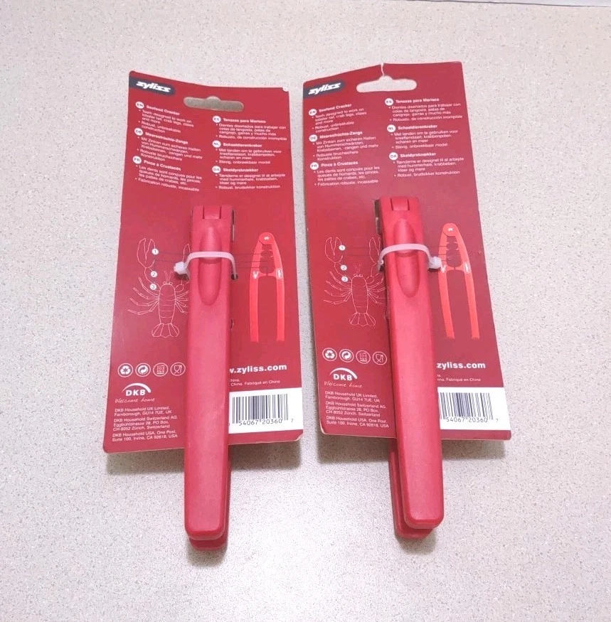 Lot of 2 Zyliss Seafood Crab Lobster Cracker 6.5" Long Made in Switzerland - Image 2 of 2