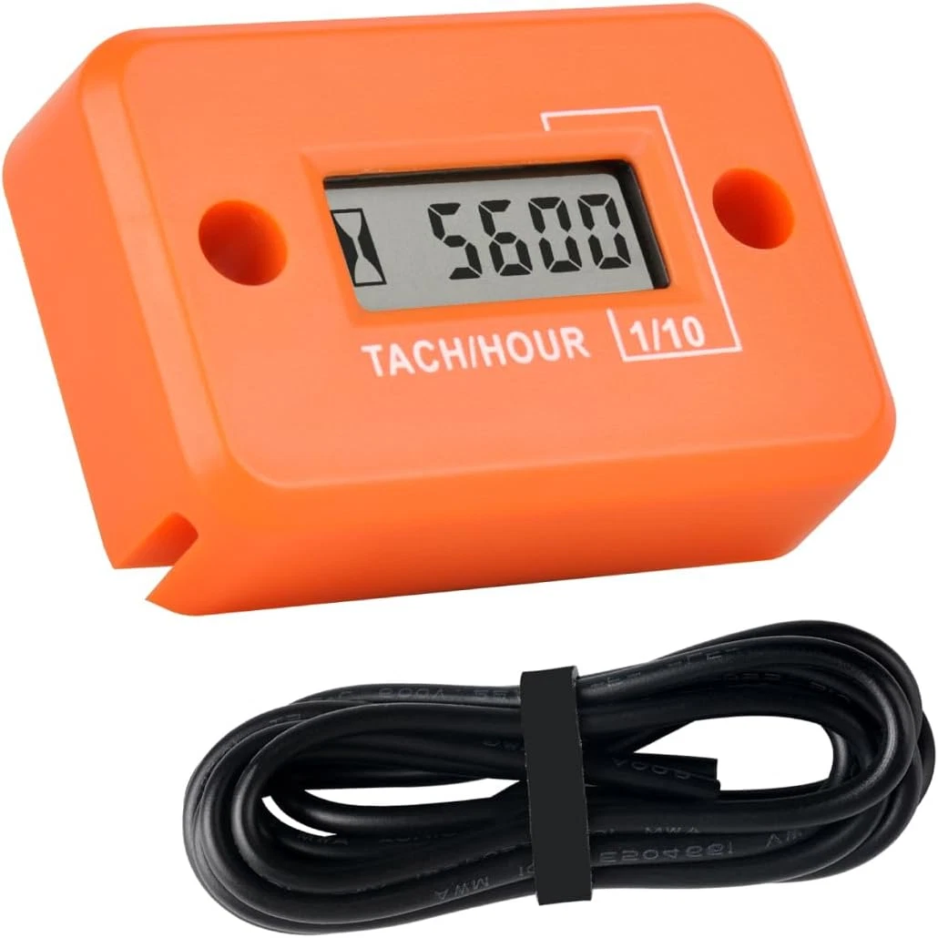 12V Universal Digital Tiny Tach Hour Meter Tachometer Resettable Job 12V Universal Digital Tiny Tach Hour Meter Tachometer Resettable Job