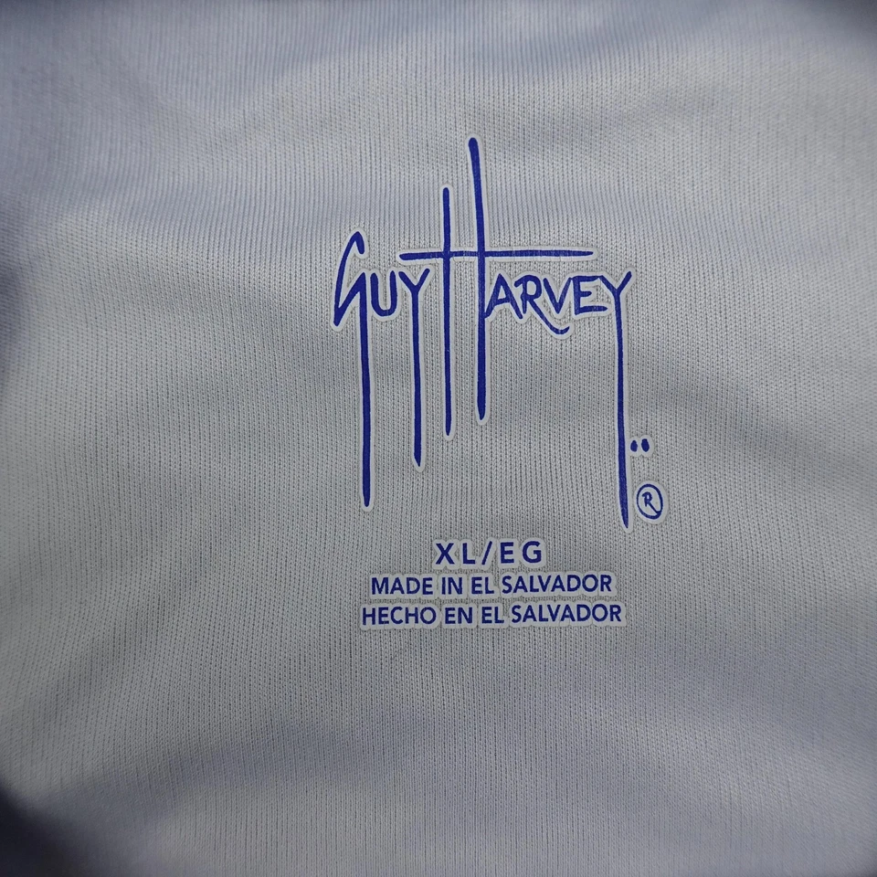 Guy Harvey Shirt Womens XL Blue Long Sleeve Performance UPF UV Fishing Rashguard - Image 4 of 4