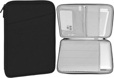 MoKo Black Laptop Sleeve Case for 13.3-14 Inch MacBook Air/Pro, Protective Bag