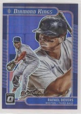 2021 Donruss Optic Diamond Kings Purple Pandora Prizm 30/99 Rafael Devers 0lt3
