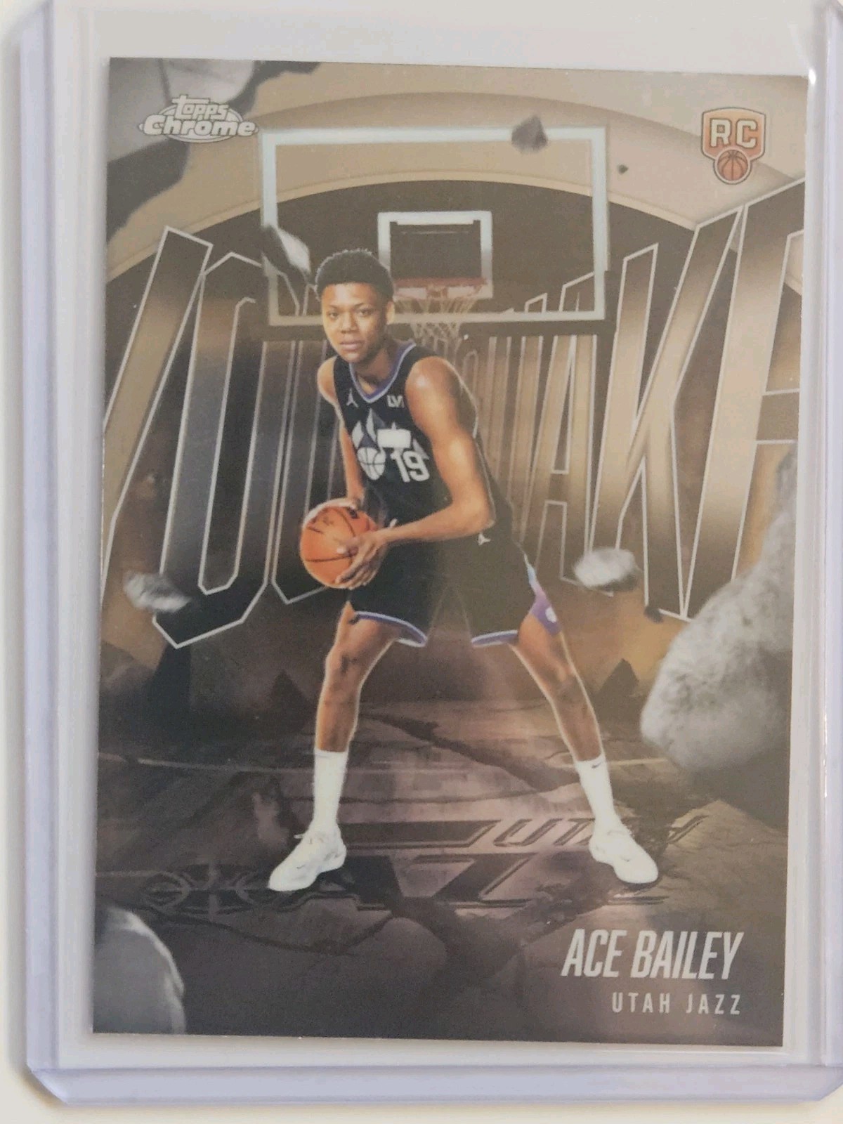 2025-26 Topps Chrome Ace Bailey Youthquake RC #YQ-5 Utah Jazz