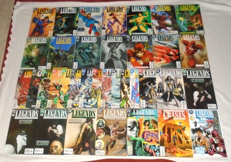 36 x Legends Of The Dc Universe Comics 1-11,13,15-26,28-30,32-36 Giant & 3D Lot
