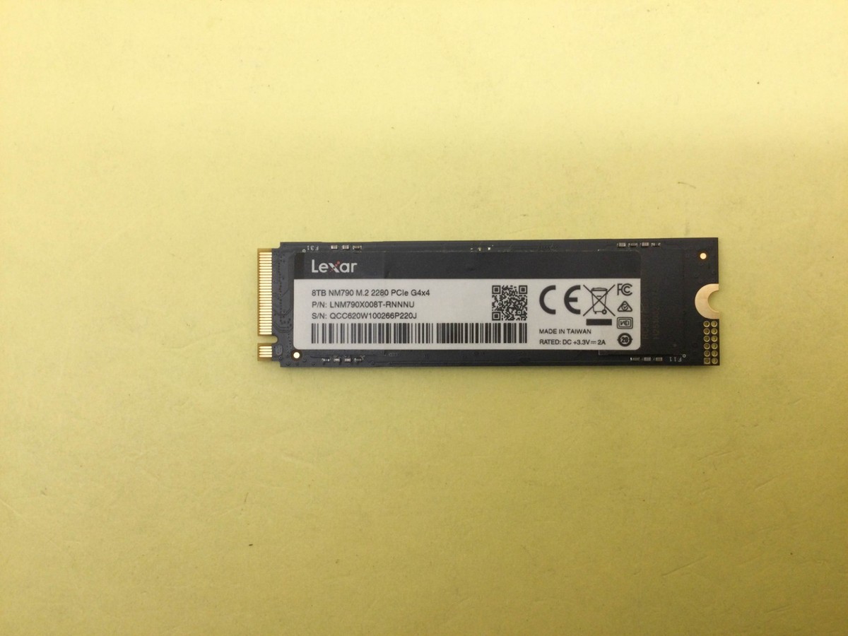 Lexar NM790 8TB PCIe Gen 4x4 NVMe M.2 2280 Internal SSD