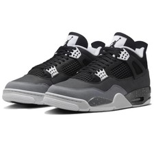 Nike Air Jordan 4 Retro Fear Black Anthracite White IV FQ8138-002 Men's Size 10