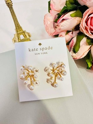 Kate Spade Ohrringe - Blumen & Perlen Perlmutt Vintage Unikat »