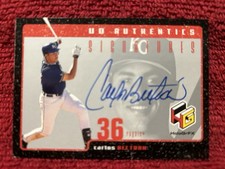 Upper Deck UD Authentics Signatures Carlos Beltran Auto Insert #36