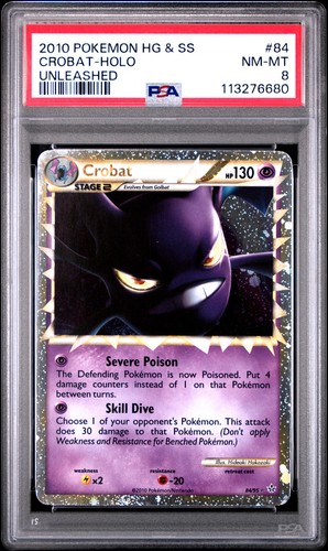 Crobat graded PSA 8 for sale on eBay