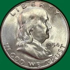 1954-S Franklin Half Dollar Brilliant Uncirculated BU Coin #42076