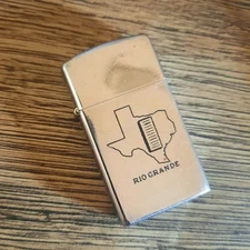 Zippo late 1958 4 and 4 holes, first insert opened, Rio Grande hottest day 111F