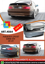 💥ART.4064 PARAURTI POSTERIORE SPORT adatto per BMW E46 99-05 LOOK M3💥