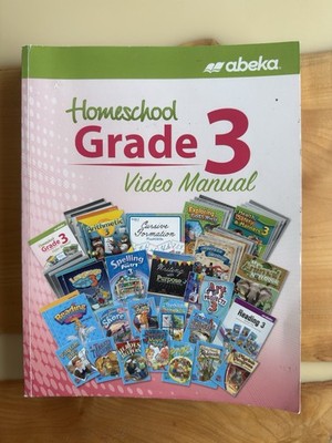 New ABeka 3rd Grade Video Manual Book Curriculum Lesson Plan abeka