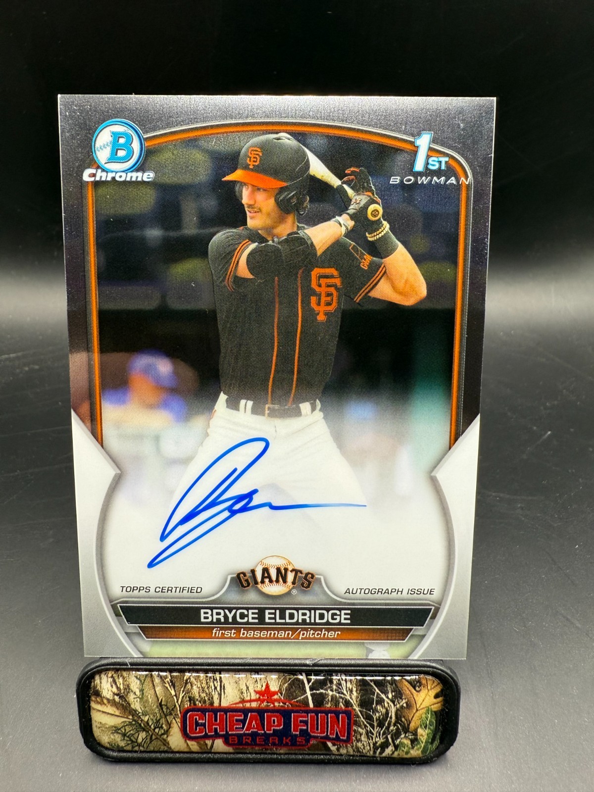Bryce Eldridge - 2023 Bowman Draft - 1st Bowman Chrome Prospect Autographs
