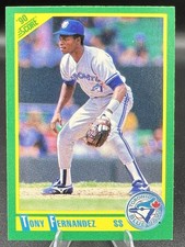 1990 Score - Tony Fernandez #89 - MLB Blue Jays Vintage Baseball