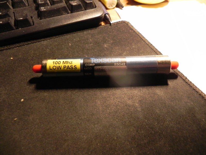 NOS Texscan #4ID 100 Mhz low pass filter serial #9722-1