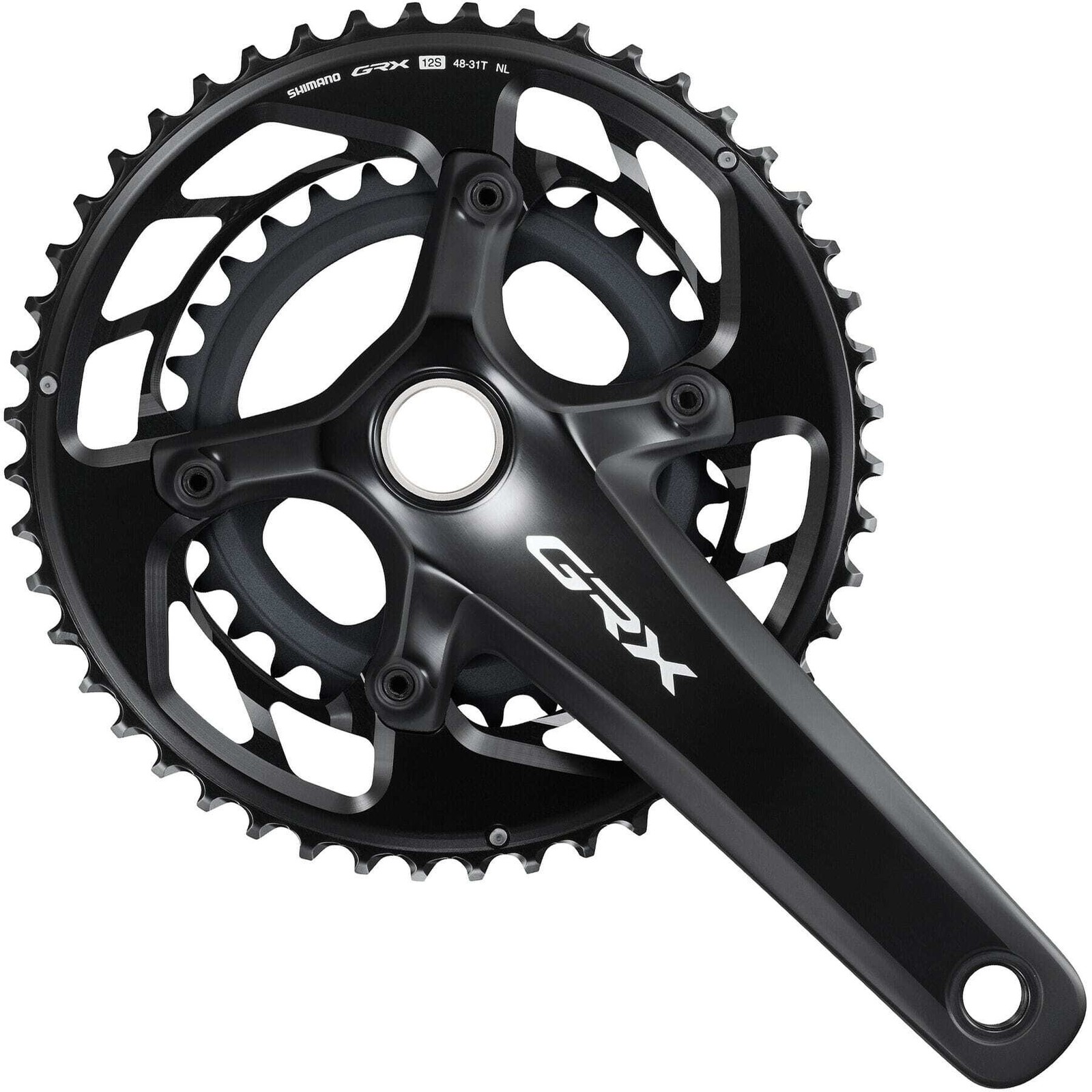 Shimano GRX FC-RX820 GRX chainset 48 / 31, double, 12-speed, Hollowtech II, 172.
